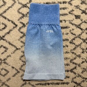 AYBL Blue Ombre Workout Shorts